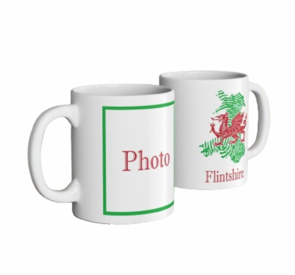 Personalised Welsh Mug  - Welsh Place Name & Photo